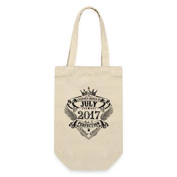 2017 Juli 2017 Geburtstag Juli 2017 - Geschenkbeutel für Flaschen - Natur - Vorne