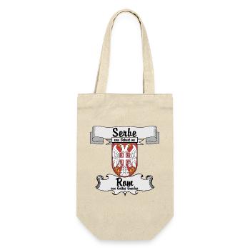 Serbe de naissance. Rome par la grâce de Dieu. - Sac à bouteille - nature - Devant