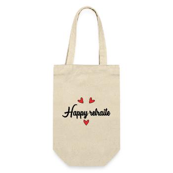 RETIREMENT. COLLEAGUE. RETIREMENT. RETIRED. RETIREMENT. - Gift Bag for Bottles - nature - Front