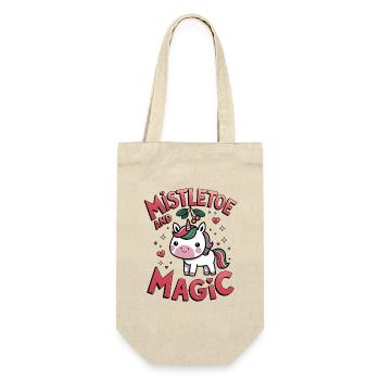 Mistletoe And Magic - Gift Bag for Bottles - nature - Front