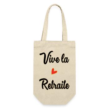 RETIREMENT. COLLEAGUE. RETIREMENT. RETIRED. RETIREMENT. - Gift Bag for Bottles - nature - Front