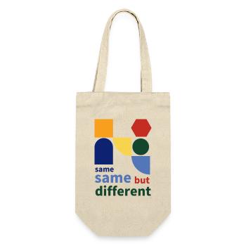 same same but different - Geschenkbeutel für Flaschen - Natur - Vorne