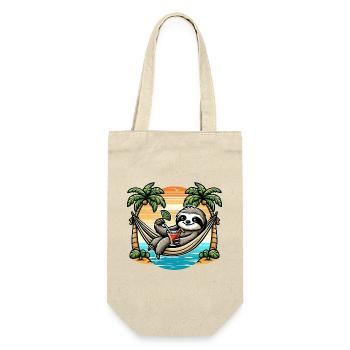 Sloth in hammock - Gift Bag for Bottles - nature - Front