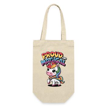 Proud And Magical - Gift Bag for Bottles - nature - Front