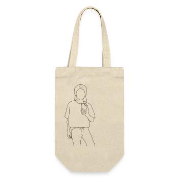 Keep cool - Geschenkbeutel für Flaschen - Natur - Vorne