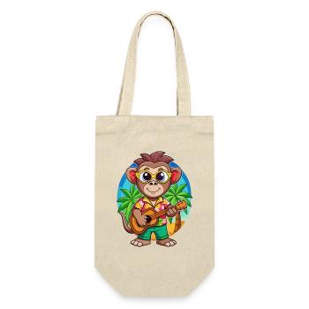 Lunettes de soleil de plage d’été de dessin animé de singe drôle - Sac à bouteille - nature - Devant