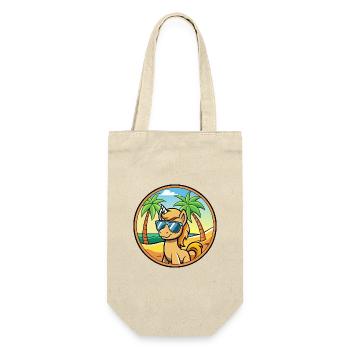 Pony Lustige Cartoon Sommer Strand Sonnenbrille Aufkleber - Geschenkbeutel für Flaschen - Natur - Vorne