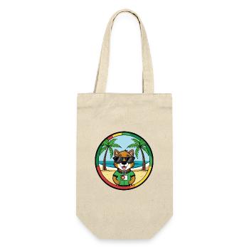 Portuguese Watchdog Breed Cartoon Sunglasses Beach - Gift Bag for Bottles - nature - Front