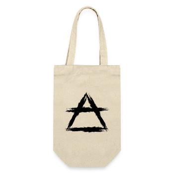 Element Symbol Luft - Geschenkbeutel für Flaschen - Natur - Vorne