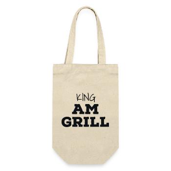 King au grill - Sac à bouteille - nature - Devant