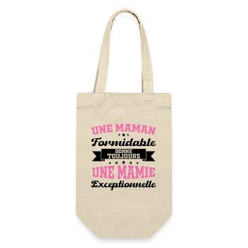 Gift for Grandma - An Exceptional Granny - Gift Bag for Bottles - nature - Front