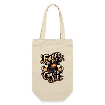 Forge In Fire Cooled In Ale - Gift Bag for Bottles - nature - Front