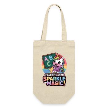 Teaching With Sparkle And Magic! - Gift Bag for Bottles - nature - Front