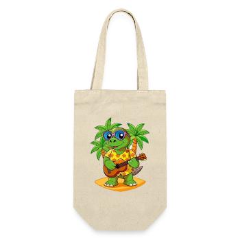 Funny Turtle Cartoon Summer Beach Sunglasses - Gift Bag for Bottles - nature - Front
