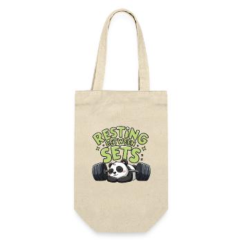 Resting Between Sets - Gift Bag for Bottles - nature - Front