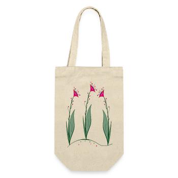 Blüten, Flowers - Geschenkbeutel für Flaschen - Natur - Vorne