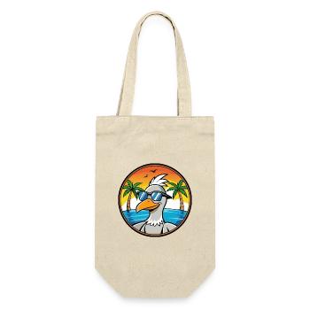 Gans Lustige Cartoon Sommer Strand Sonnenbrille Cool - Geschenkbeutel für Flaschen - Natur - Vorne