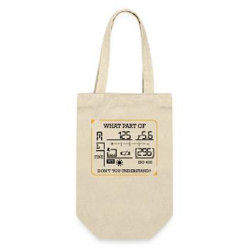 Photography Funny Sayings Photographers Gift - Gift Bag for Bottles - nature - Front