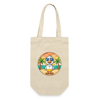 Gans Lustige Cartoon Sommer Strand Sonnenbrille - Geschenkbeutel für Flaschen - Natur - Vorne