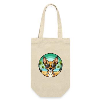 Cirneco Dell Etna Dog Breed Cartoon Sunglass Beach - Gift Bag for Bottles - nature - Front