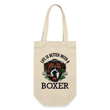 boxeur - Sac à bouteille - nature - Devant
