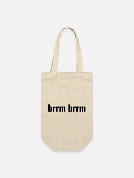 brrm brrm - Geschenkbeutel für Flaschen - Natur