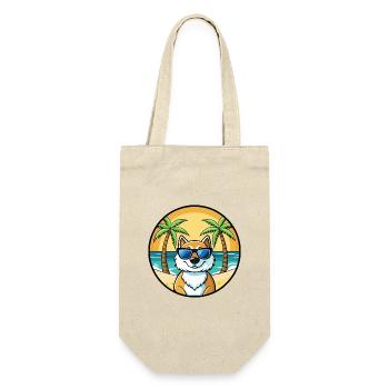 Lunettes de soleil de dessin animé de race de chien du Groenland plage - Sac à bouteille - nature - Devant
