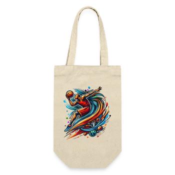 Basketball Logo - Gift Bag for Bottles - nature - Front