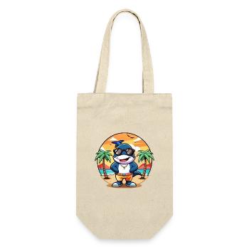 Orca Lustige Cartoon Sommer Strand Sonnenbrille - Geschenkbeutel für Flaschen - Natur - Vorne