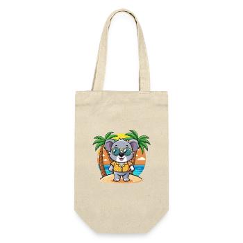 Koala Lustige Cartoon Sommer Strand Sonnenbrille - Geschenkbeutel für Flaschen - Natur - Vorne