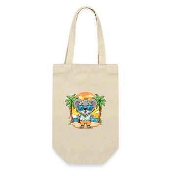 Koala Lustige Cartoon Sommer Strand Sonnenbrille - Geschenkbeutel für Flaschen - Natur - Vorne
