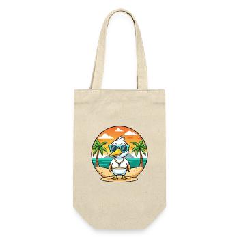 Gans Lustige Cartoon Sommer Strand Sonnenbrille - Geschenkbeutel für Flaschen - Natur - Vorne