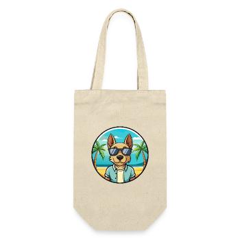 Thai Ridgeback Dog Breed Cartoon Sunglasses Beach - Gift Bag for Bottles - nature - Front