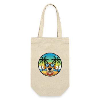 Transsilvanischer Windhund Rasse Cartoon Sonnenbrille - Geschenkbeutel für Flaschen - Natur - Vorne
