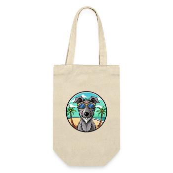 Lunettes de soleil écossaises Deerhound Dog Breed Cartoon - Sac à bouteille - nature - Devant