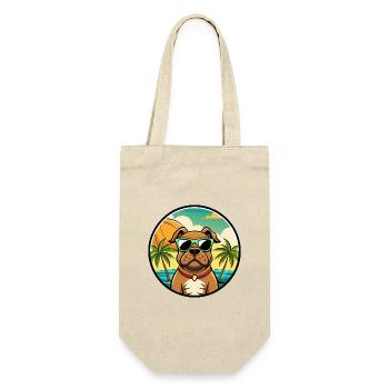 Boerboel Chien Race Dessin Animé Lunettes De Soleil Plage - Sac à bouteille - nature - Devant