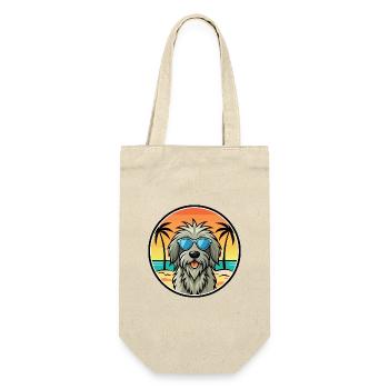 Lunettes de soleil Bergamasco Shepherd Dog Breed Cartoon - Sac à bouteille - nature - Devant