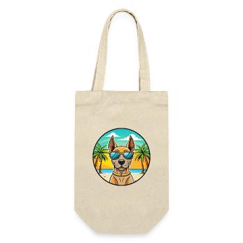 Thai Ridgeback Dog Breed Cartoon Sunglasses Beach - Gift Bag for Bottles - nature - Front