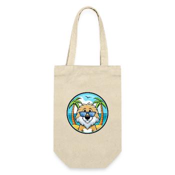 Frisian Water Dog Breed Cartoon Sunglasses Beach - Gift Bag for Bottles - nature - Front