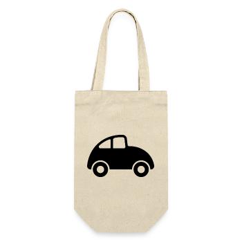 Auto - Geschenkbeutel für Flaschen - Natur - Vorne