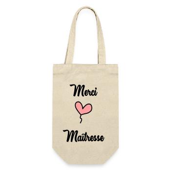 MISTRESS. THANK YOU. THANK YOU MISTRESS - Gift Bag for Bottles - nature - Front
