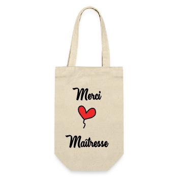 THANK YOU. MISTRESS - Gift Bag for Bottles - nature - Front