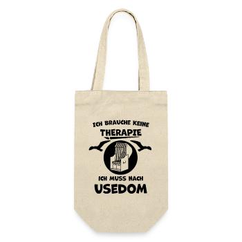 Usedom – Urlaub & Erinnerungen - Geschenkbeutel für Flaschen - Natur - Vorne