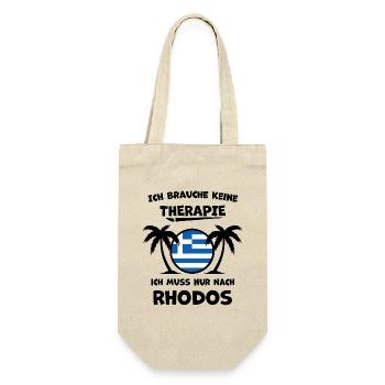 Rhodos Griechenland – Urlaub & Erinnerungen - Geschenkbeutel für Flaschen - Natur - Vorne
