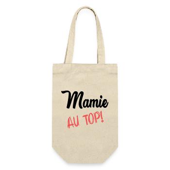 OMA. MUTTERTAG. ALLES GUTE ZUM OMA-TAG - Geschenkbeutel für Flaschen - Natur - Vorne