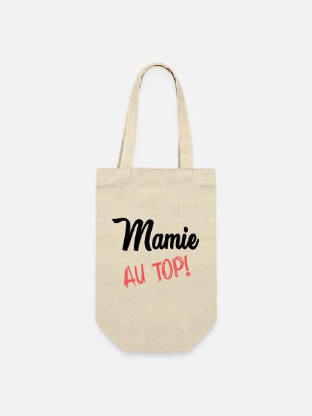 MAMIE. FÊTE DES MÈRES. BONNE FÊTE MAMIE - Sac à bouteille - nature