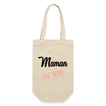 FÊTE DES MÈRES. BONNE FÊTE MAMAN. MAMAN - Sac à bouteille - nature - Devant