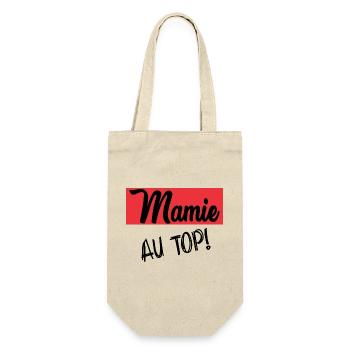 MAMIE. GRAND-MERE. FÊTE DES MÈRES - Sac à bouteille - nature - Devant