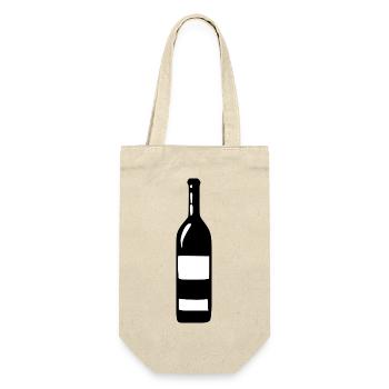 Wine Wine Bottle White Wine Red Wine Gift - Gift Bag for Bottles - nature - Front