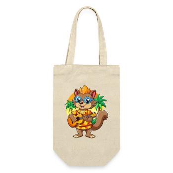 Drôle d’écureuil d’été plage lunettes de soleil hawaïenne - Sac à bouteille - nature - Devant